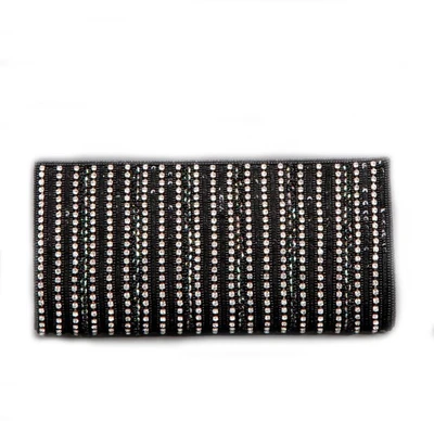 70% OFF on Favola Women Casual Black Silk Clutch 70% OFF on Favola Women Casual Black Silk Clutch