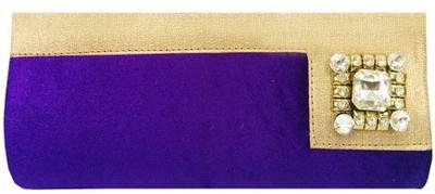 87% OFF on Angelfish Designer Girls Wedding Purple Fabric Clutch