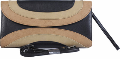 51% OFF on Daks Women Casual Black Genuine Leather Clutch