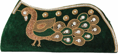 25% OFF on moKanc Women Party Green Velvet Clutch 25% OFF on moKanc Women Party Green Velvet Clutch