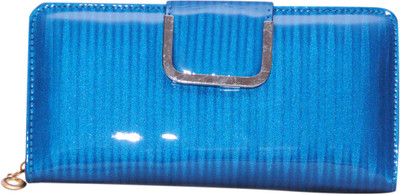 10% OFF on Shopcrats Hollywood Style Women Casual, Party Blue PU Clutch