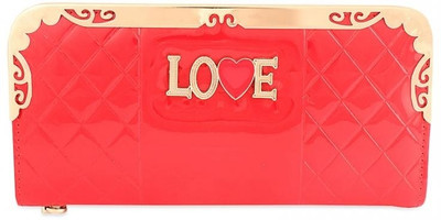 50% OFF on Circuzz Valentine Love Women Party Red Genuine Leather Clutch