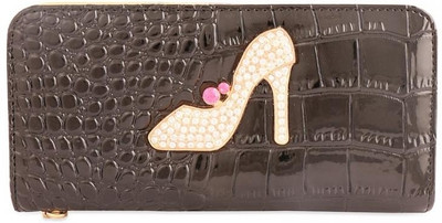 Circuzz Rhitestone Stilettos Women Party Black Genuine Leather Clutch