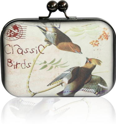 40% OFF on Inspired Livingg Classic Birds Women Casual, Party Multicolor Fabric, PU Clutch 40% OFF on Inspired Livingg Classic Birds Women Casual, Party Multicolor Fabric, PU Clutch