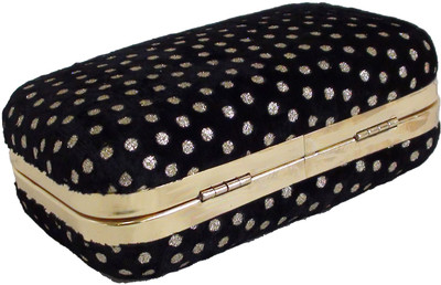 36% OFF on Fashion Jamun Box Women, Girls Formal, Party, Wedding Black Velvet Clutch
