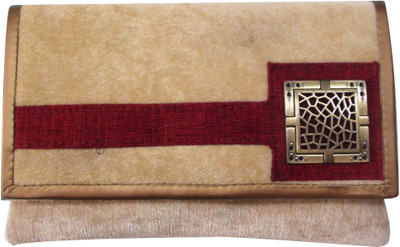 50% OFF on Fashion Jamun Women Casual, Party Beige Velvet Clutch