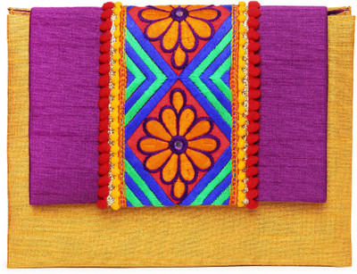 45% OFF on Anouk Premium Women Party Yellow Fabric Clutch 45% OFF on Anouk Premium Women Party Yellow Fabric Clutch