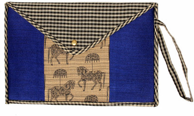 50% OFF on Funk for Hire Women Casual, Party Blue Silk Clutch 50% OFF on Funk for Hire Women Casual, Party Blue Silk Clutch