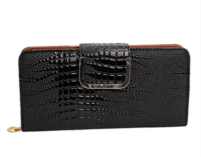68% OFF on KolorEdge Snack Girls Casual Black PU Clutch