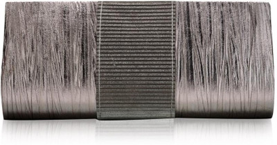 55% OFF on Oleva Women Casual, Party Grey Silk Clutch 55% OFF on Oleva Women Casual, Party Grey Silk Clutch