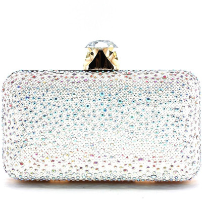 50% OFF on Myrah Tikki Work Women Party White Metal Clutch