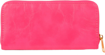 35% OFF on Tanishqq Crush Women Casual Pink Synthetic Leather Clutch