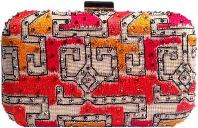 20% OFF on Charming Cm-131 Women, Girls Party, Wedding Multicolor Super Net Clutch