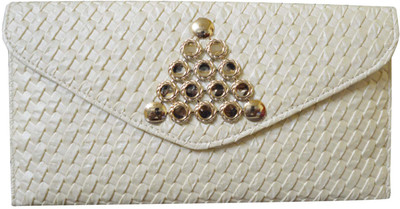 50% OFF on Shree Women bag Women Party Beige PU Clutch