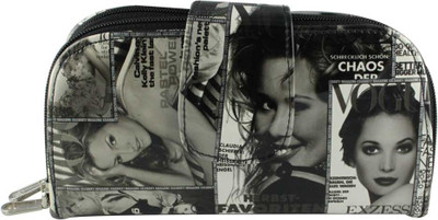 27% OFF on MU Murliudyog Women Casual Black PU Clutch