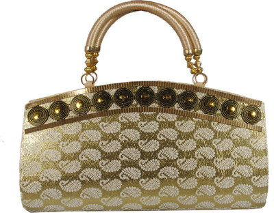 50% OFF on Arti Partyware Women Party Gold Silk Clutch 50% OFF on Arti Partyware Women Party Gold Silk Clutch