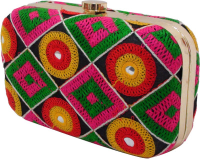 30% OFF on Fashion Jamun Fj0215016 Women, Girls Casual, Festive, Party, Wedding Multicolor Fabric Clutch 30% OFF on Fashion Jamun Fj0215016 Women, Girls Casual, Festive, Party, Wedding Multicolor Fabric Clutch