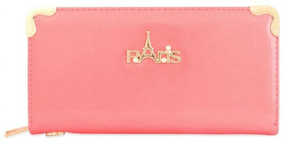 Circuzz Valentine in Paris Women Party Red Genuine Leather Clutch