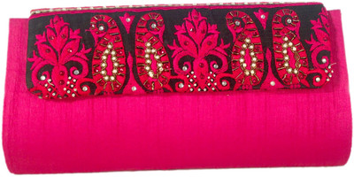 Charming Women Party Pink Silk Clutch Charming Women Party Pink Silk Clutch