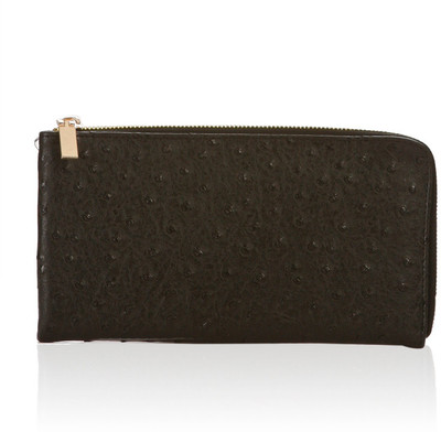 37% OFF on Lalana L-275 Women Casual Black PU Clutch