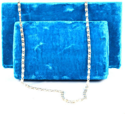 43% OFF on Favola Fairy Women Casual Blue Silk Clutch 43% OFF on Favola Fairy Women Casual Blue Silk Clutch