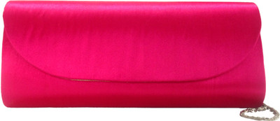 Charming Women Party Pink Fabric Clutch Charming Women Party Pink Fabric Clutch
