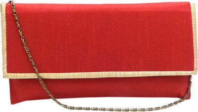Bhamini Raw Silk Women Party Multicolor Silk Clutch Bhamini Raw Silk Women Party Multicolor Silk Clutch