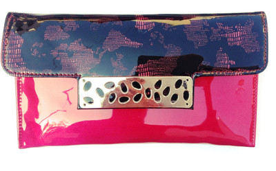 40% OFF on Grace Fashion Villa IMG1710 Women Casual, Party Pink PU Clutch