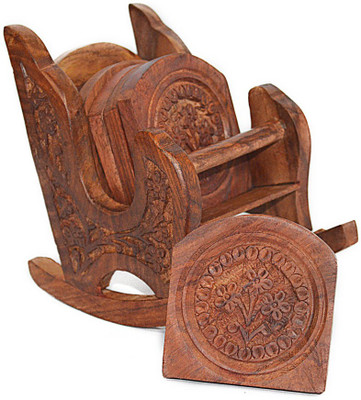 50% OFF on Impression Arts Rectangle Wood Coaster Set