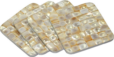 36% OFF on KKD Square Medium Density Fibreboard Coaster Set