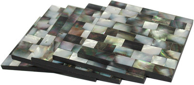 36% OFF on KKD Square Medium Density Fibreboard Coaster Set