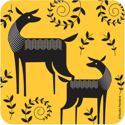 14% OFF on Studio Pandora Square Medium Density Fibreboard Coaster Set 14% OFF on Studio Pandora Square Medium Density Fibreboard Coaster Set