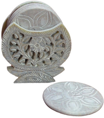 64% OFF on Artist Haat Round Stone Coaster Set 64% OFF on Artist Haat Round Stone Coaster Set