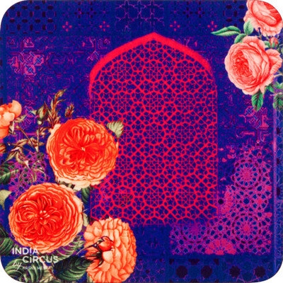 India Circus Square Medium Density Fibreboard Coaster Set India Circus Square Medium Density Fibreboard Coaster Set