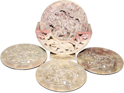 56% OFF on StonKraft Round Stone Coaster Set 56% OFF on StonKraft Round Stone Coaster Set