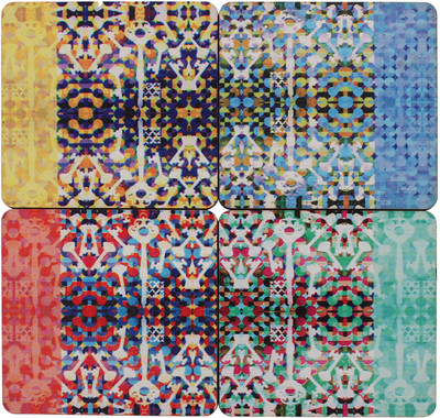 33% OFF on ARTychoke Square Medium Density Fibreboard Coaster Set