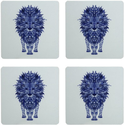 41% OFF on Kiosha Square Medium Density Fibreboard Coaster Set