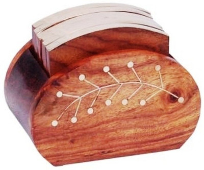 50% OFF on Onlineshoppee Square Wood Coaster Set