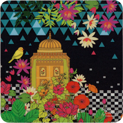 35% OFF on India Circus Square Rubber Coaster Set 35% OFF on India Circus Square Rubber Coaster Set