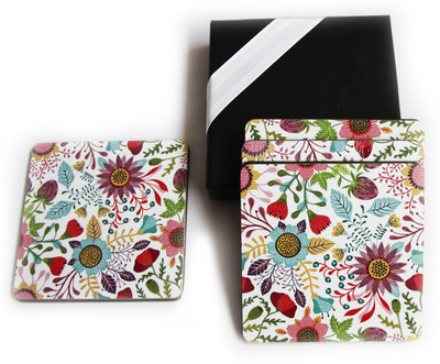 6% OFF on Inspired Livingg Square Medium Density Fibreboard Coaster Set 6% OFF on Inspired Livingg Square Medium Density Fibreboard Coaster Set