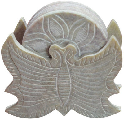 68% OFF on Artist Haat Round Stone Coaster Set