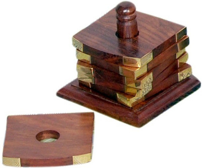 51% OFF on Jupiter Gifts and Crafts Square Wood Coaster Set 51% OFF on Jupiter Gifts and Crafts Square Wood Coaster Set