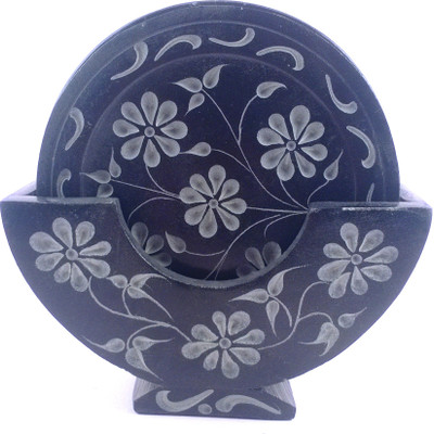 36% OFF on Artist Haat Round Marble Coaster Set