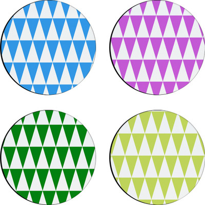 55% OFF on Sajawathomes Round Wood Coaster Set