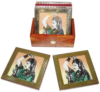 26% OFF on Crafts Paradise Square Wood Coaster Set 26% OFF on Crafts Paradise Square Wood Coaster Set