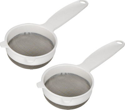 24% OFF on Doble Multi Purpose High Quality Stainless Steel Mesh Strainer White Pack of 2 24% OFF on Doble Multi Purpose High Quality Stainless Steel Mesh Strainer White Pack of 2