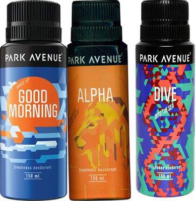 5% OFF on Park Avenue Goodmorning,Alpha and Dive Combo Set 5% OFF on Park Avenue Goodmorning,Alpha and Dive Combo Set