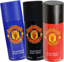 Manchester United Manchester United Deodorant Spray for Men Pack of 3 Combo Set - Set of 3