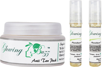 17% OFF on Glowing Buzz GB_331111 - Combo consists of an Anti Tan Pack and two pieces of Vitamin E oil Set of 3 17% OFF on Glowing Buzz GB_331111 - Combo consists of an Anti Tan Pack and two pieces of Vitamin E oil Set of 3
