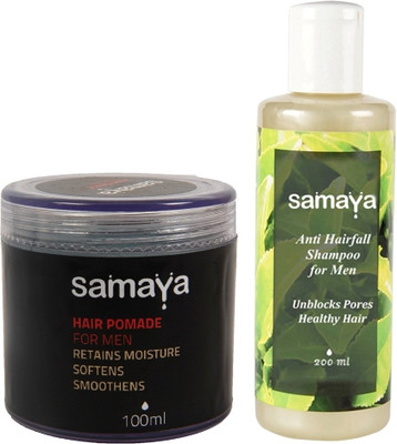29% OFF on Samaya Anti Hair Fall Combo For Men Set of 2 29% OFF on Samaya Anti Hair Fall Combo For Men Set of 2